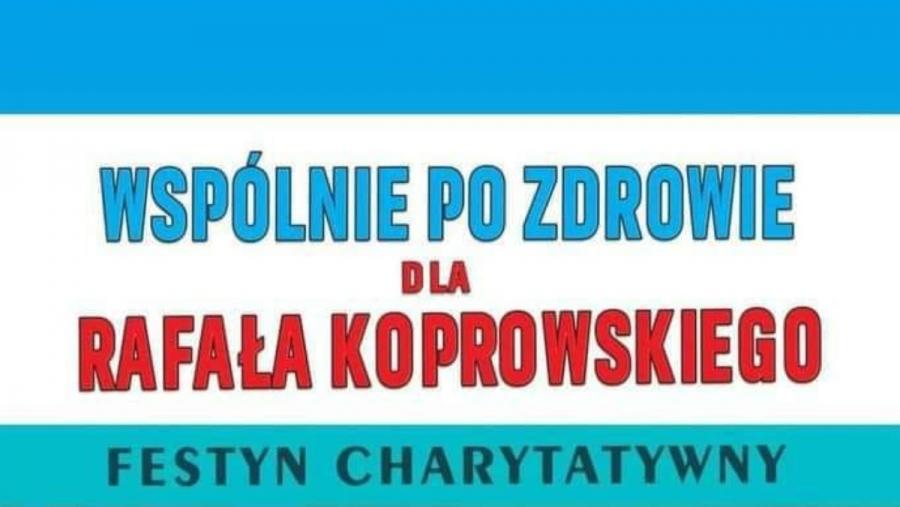 W niedzielę odbędzie się festyn charytatywny dla Rafała Koprowskiego