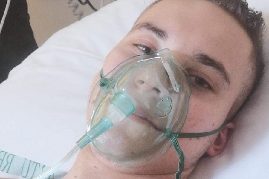 Reportaż o Mateuszu Czapli, 19-latku walczącym z chłoniakiem