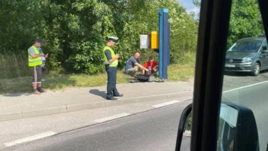 Na Bartodziejach fotoradar już działa. Do tej pory był zaklejony