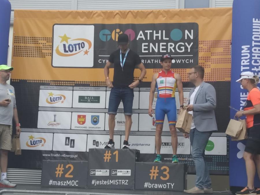 Półrola i Gałwa z KBKS-u na podium Triathlon Energy w Bełchatowie