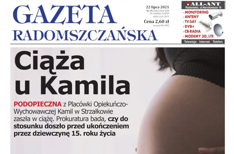 Gazeta Radomszczańska, pełne wydanie z 21 lipca 2021 r., w formacie .pdf