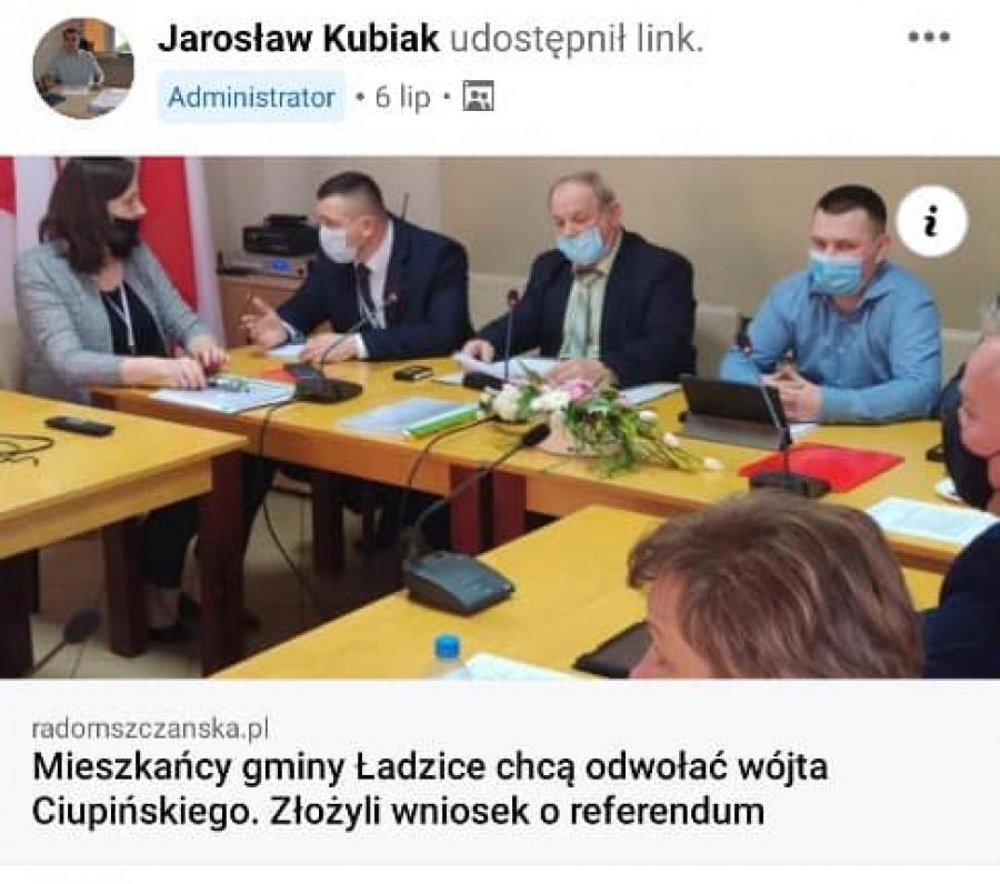 Wójt Ciupiński vs inicjatorzy referendum: Nie wprowadzajcie opinii publicznej w błąd