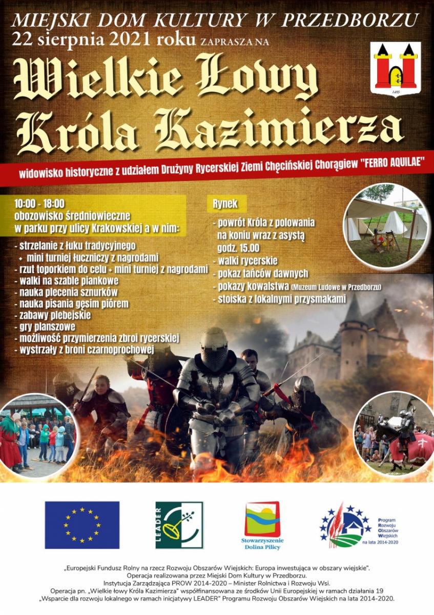 MDK w Przedborzu zaprasza na Wielkie Łowy Króla Kazimierza