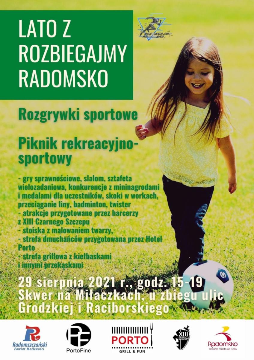 Lato z Rozbiegajmy Radomsko na koniec wakacji. Gdzie? Na Miłaczkach