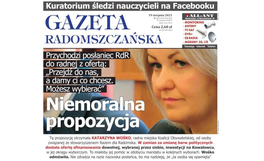 Gazeta Radomszczańska wydanie z 18 sierpnia 2021 r. w formacie .pdf