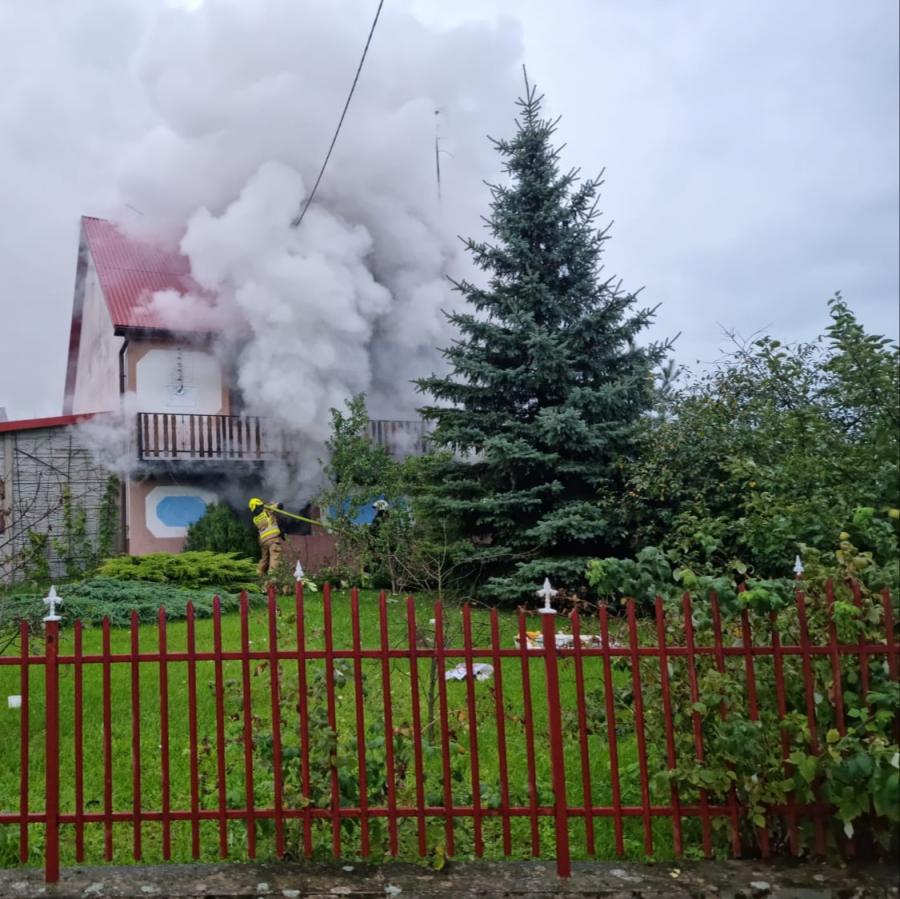 68-latka poparzona w wybuchu gazu w jednym z domów w Przedborzu