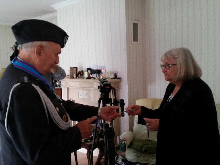 Stowarzyszenie Literackie Ponad: Edmunda Bodanka z odznaką honorową Gloria Victis