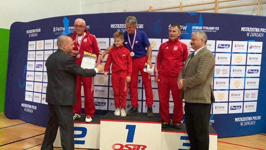 Zapasy: młodzicy na podium, a Jacek Kuśmierek znów mistrzem Polski weteranów