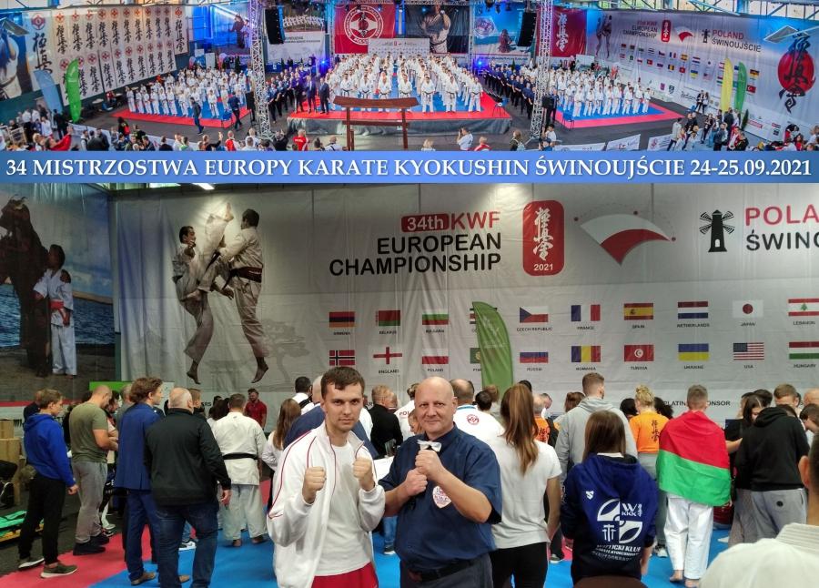 Michał Krawczyk, zawodnik AKK Radomsko, na mistrzostwach Europy w Świnoujściu
