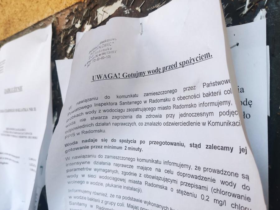 Radomsko dwa tygodnie bez czystej wody. Najdłuższa taka awaria w historii
