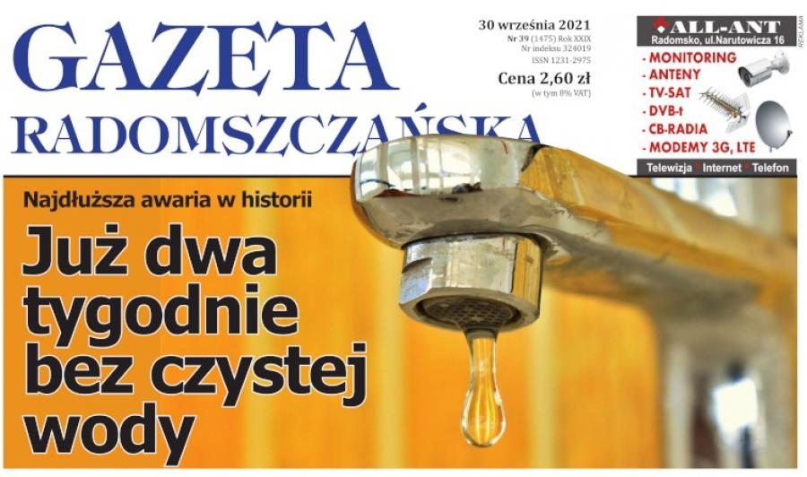 Gazeta Radomszczańska wydanie nr 39 z 30 września 2021 w formacie pdf