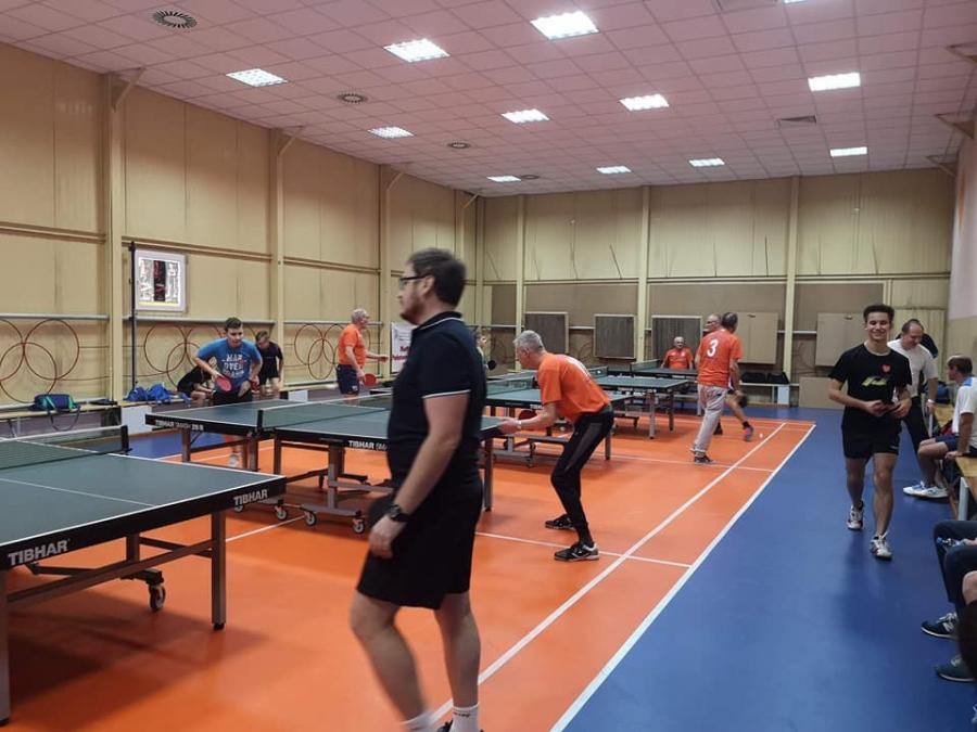 Tenis stołowy. Grali z Wielką Orkiestrą