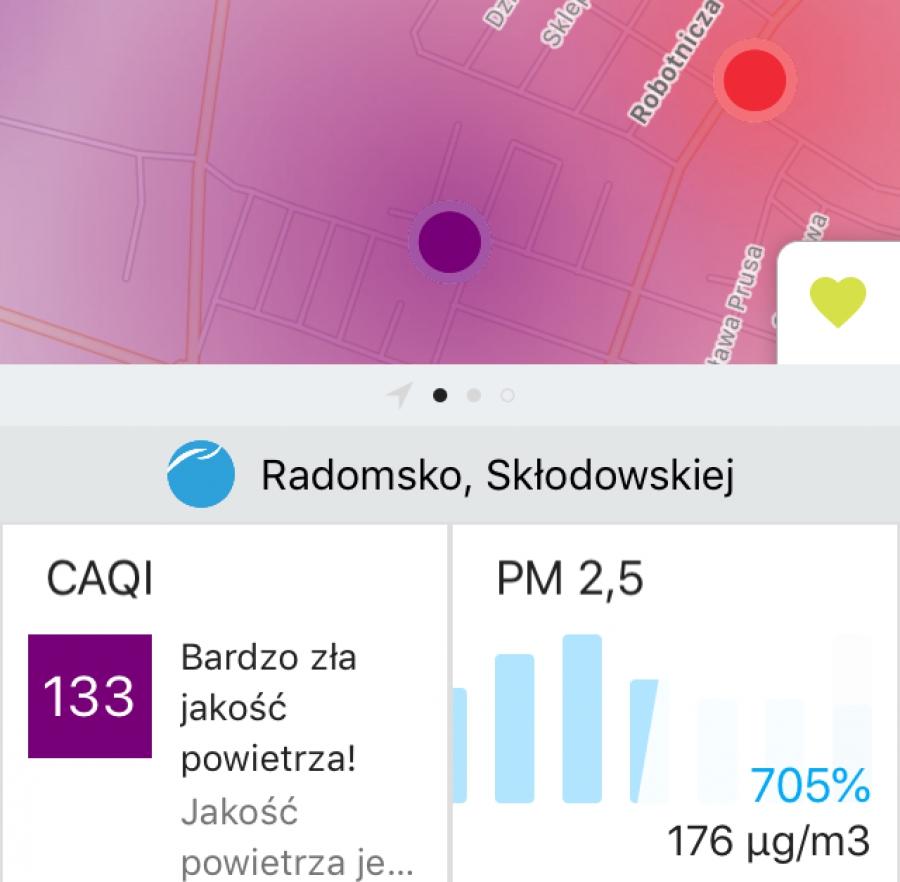 [UWAGA SMOG!] Bardzo zła jakość powietrza w Radomsku