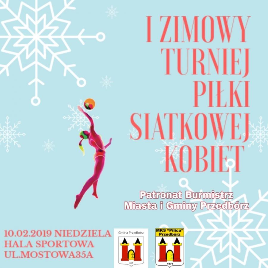 I Zimowy Turniej Piłki Siatkowej Kobiet w Przedborzu