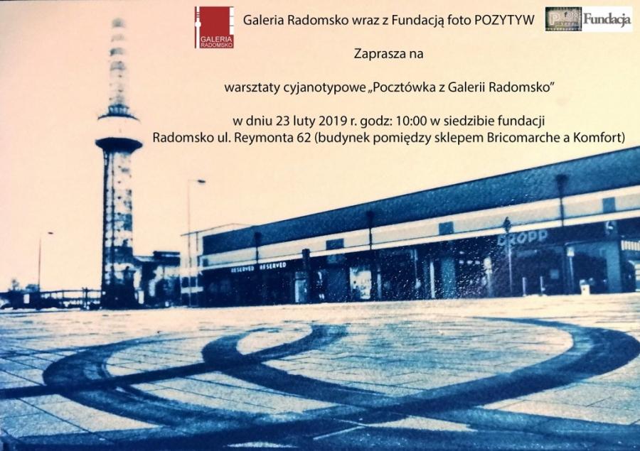 „Pocztówka z Galerii Radomsko”. Warsztaty fundacji Foto Pozytyw
