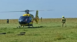 63-letni mężczyzna wypadł z okna. Został przetransportowany do szpitala. Policja ustala okoliczności zdarzenia
