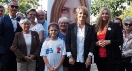 Prezydent Łodzi odwiedziła Radomsko. Zdanowska i Spólnicka przekonywały do działania i głosowania 