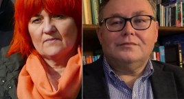 Powiatowi radni Szymon Zyberyng i Edyta Sapis-Drozdek na „Pisowskiej liście płac