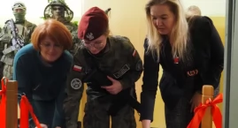 Wirtualna strzelnica w Drzewniaku uroczyście otwarta i poświęcona. Musi istnieć minimum 10 lat