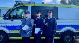 Dwóch nowych młodszych aspirantów w radomszczańskiej komendzie. Dzisiaj bracia odebrali awanse
