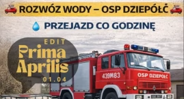 Pan Robert: - To był nieśmieszny żart. Strażacy z Dziepółci: - Ale to był tylko żart. Z okazji Prima Aprillis