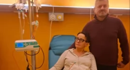 Rak zdublowany. Są małżeństwem, oboje mają po 53 lata. Oboje walczą z rakiem jelita grubego. Zbierają na leczenie w Niemczech