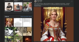 Paweł Zięba zamieszcza grafikę z Martą Nawrocką i pi&hellip;