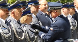 [ZDJĘCIA] Czołem policjanci! Czołem panie komendacie! Międzypowiatowe obchody Święta Policji w Radomsku