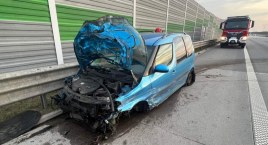 Autostrada A1, Biała Góra, gmina Dobryszyce. 65-letni kierowca skody 