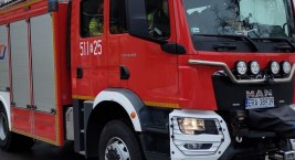 W Szpitalu Powiatowym zadział alarm przeciwpożarowy. Na miejsce wysłano kilka wozów straży 