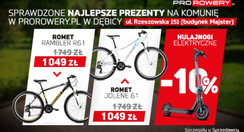  W Prorowery.pl w Dębicy na ul. Rzeszowskiej kupisz rowery komunijne w promocyjnej cenie. Tylko do  13.05.2023 r. 