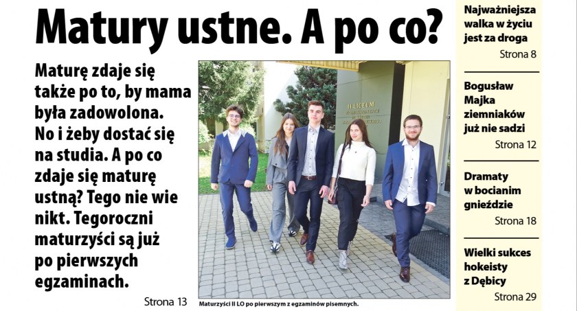 Maturzyści już po pierwszych egzaminach