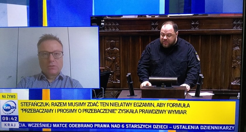 Stefańczuk przeprosił za Wołyń