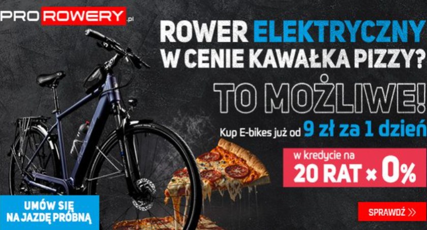 Szaleństwo! Rower elektryczny w cenie kawałka pizzy, i jeszcze gwarantują Ci najniższą cenę na rowery! WOW!