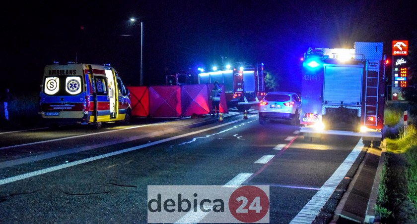 Tragiczny wypadek na drodze krajowej