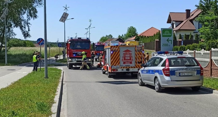 Zignorował znak Stop i spowodował wypadek