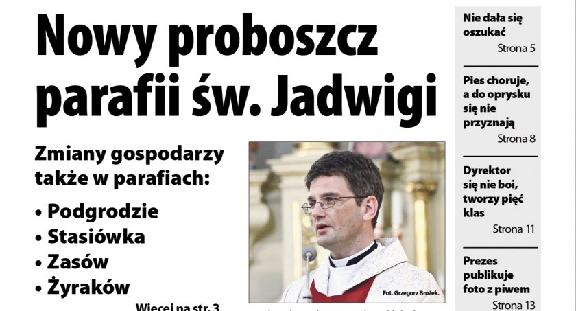 W Obserwatorze Lokalnym: nowy proboszcz dębickiej Fary