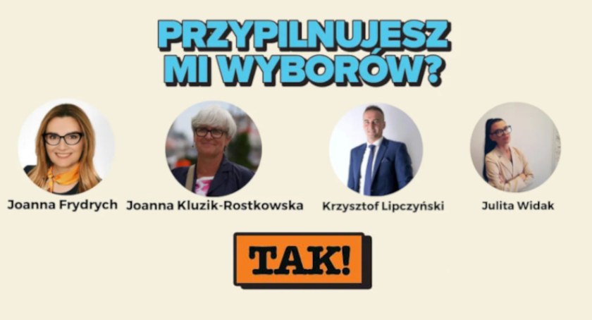 Pilnuję wyborów: Joanna Kluzik-Rostowska i Joanna Frydrych w Dębicy