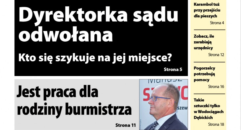 Obserwator Lokalny jak co tydzień we wtorek
