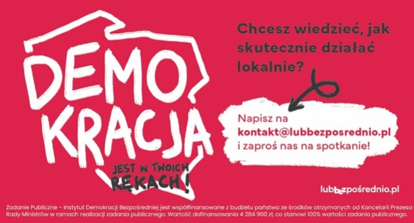 Wybory coraz bliżej, ale mieszkańcy mogą zmieniać swoją małą ojczyznę na co dzień