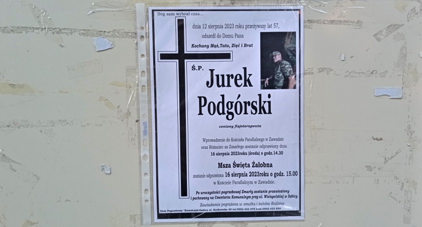 Jurek Podgórski pochowany zostanie w środę 