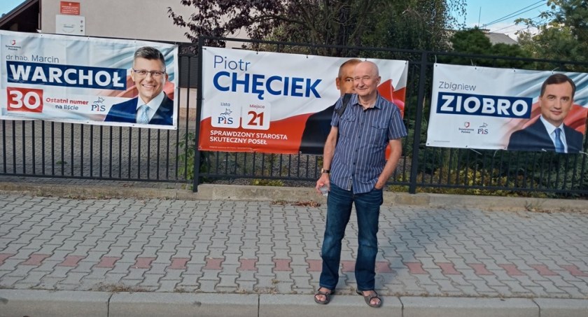 Trzej kandydaci z ogrodzenia