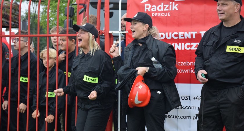 Młodzi strażacy mogli liczyć na głośny doping