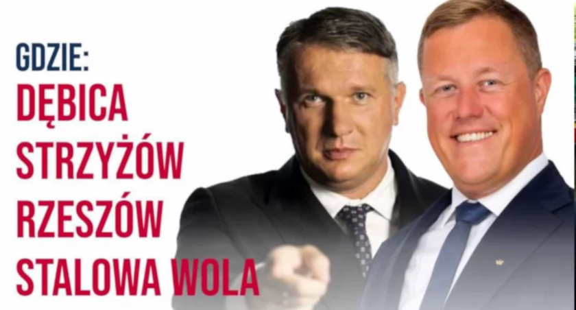 Przemysław Wipler dziś na dębickim Rynku 