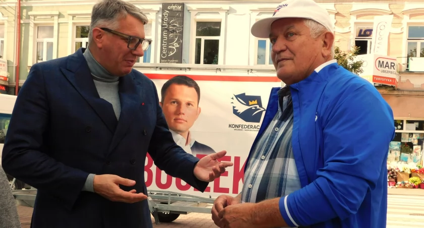 Mentzen na banerze, a Wipler osobiście - zdjęcia 