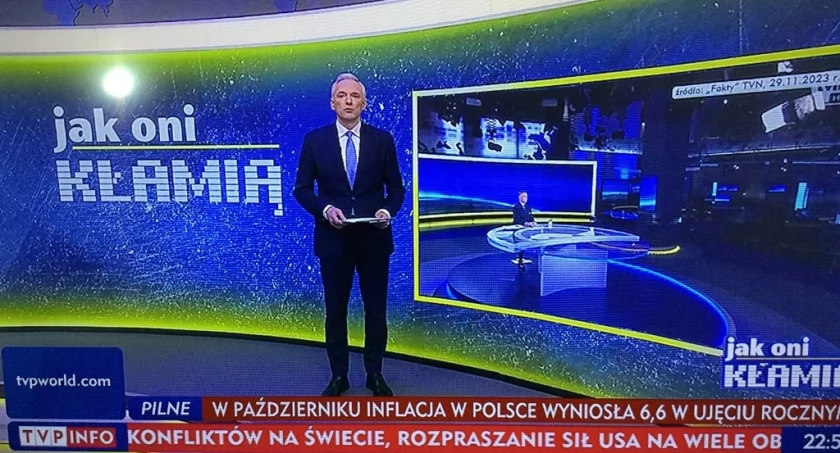Telewizyjno-radiowy ugór do zaorania