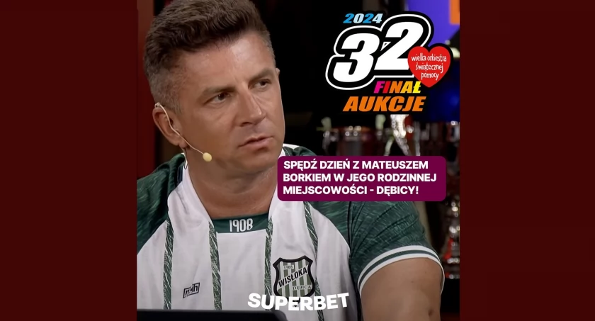 Spędź dzień z Mateuszem Borkiem w Dębicy i wspomóż WOŚP