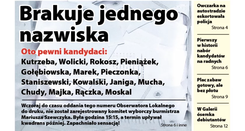 Wybory coraz bliżej. O rozkręcającej się kampanii w najnowszym Obserwatorze Lokalnym
