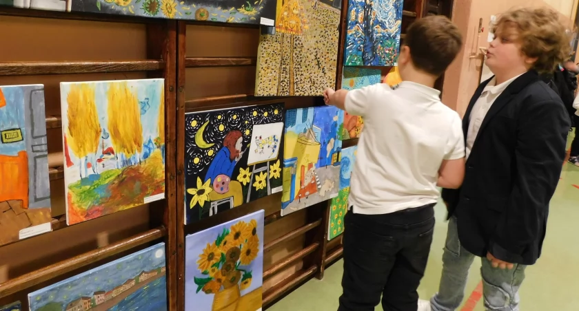 Młodzi malowali prawie jak van Gogh (zdjęcia)