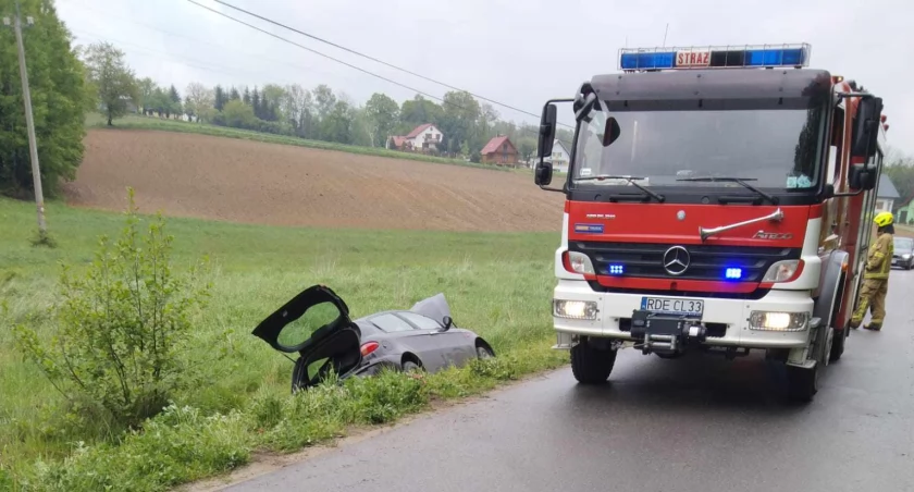 Z urazem głowy trafiła do szpitala